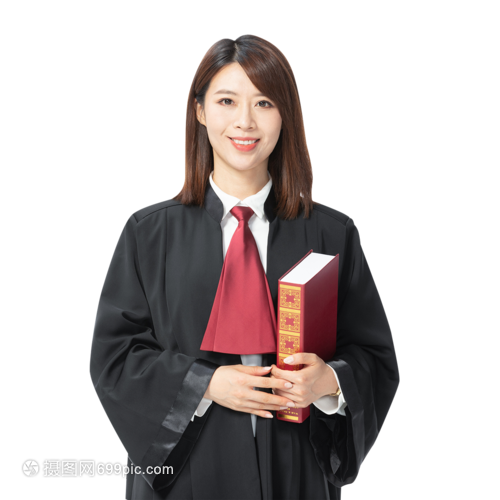 青年女性律師形象